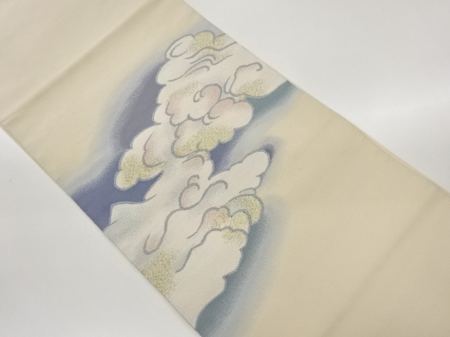 JAPANESE NAGOYA OBI / WOVEN CLOUD